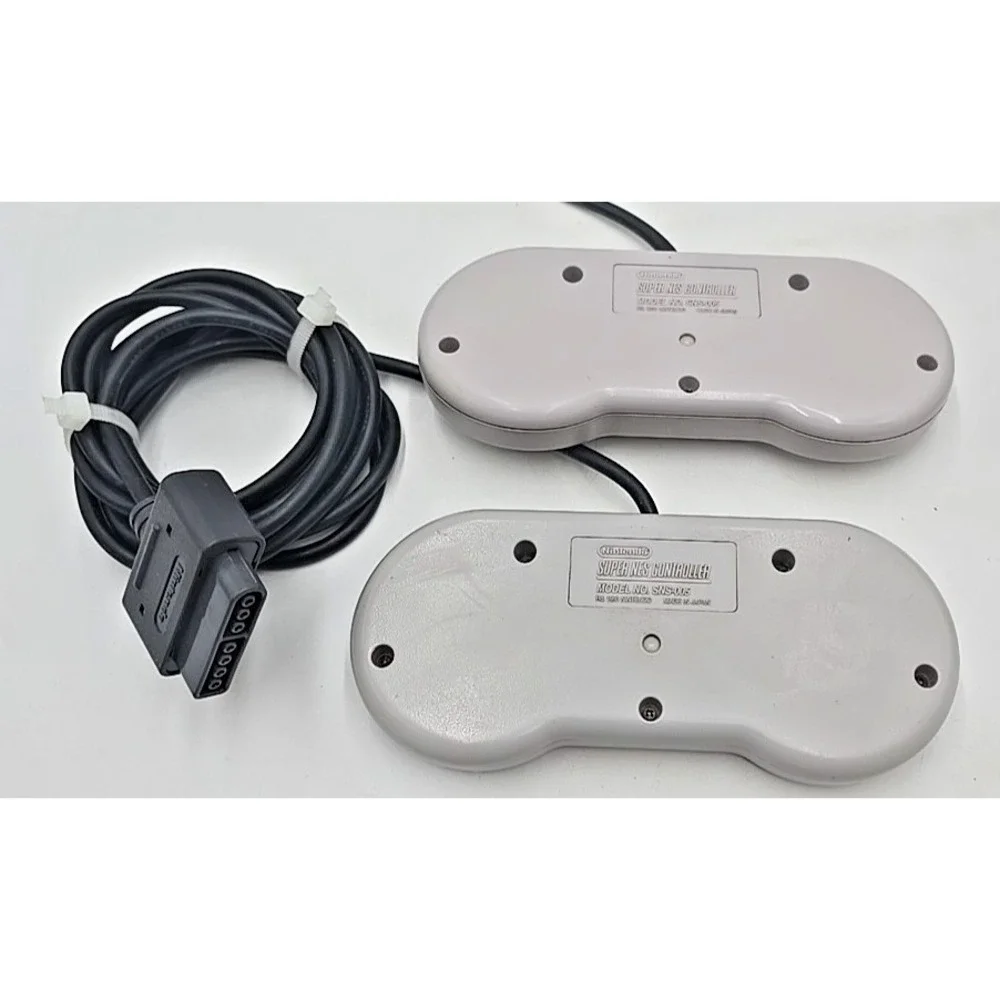 SNES Super Nintendo System Original Console Wired Retro Controllers‎ 90's TESTED